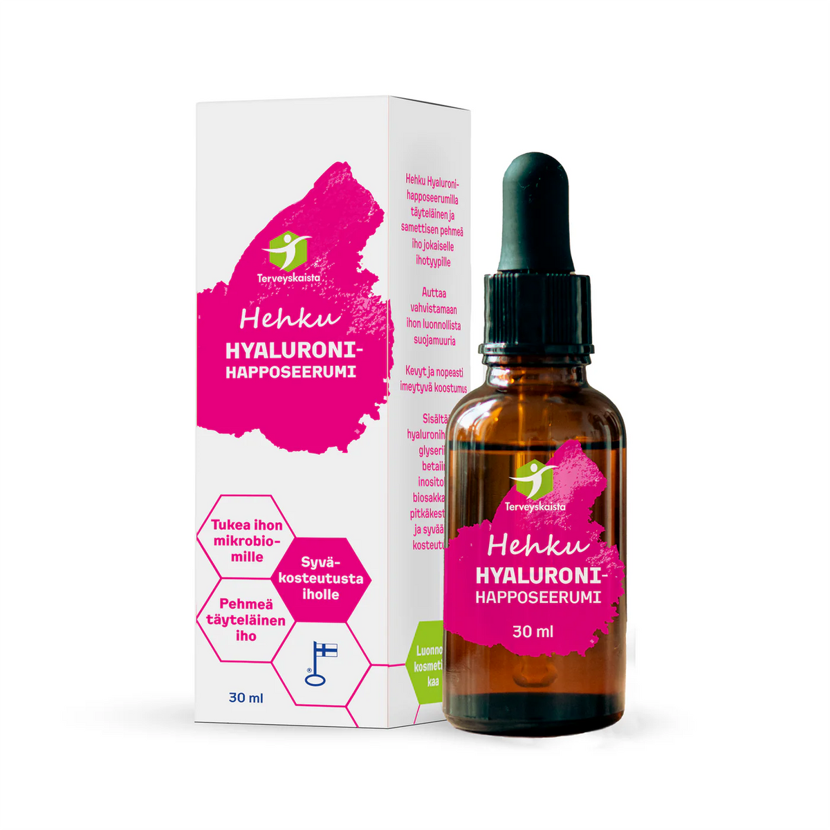 Terveyskaista Hehku Hyaluronihapposeerumi 30ml
