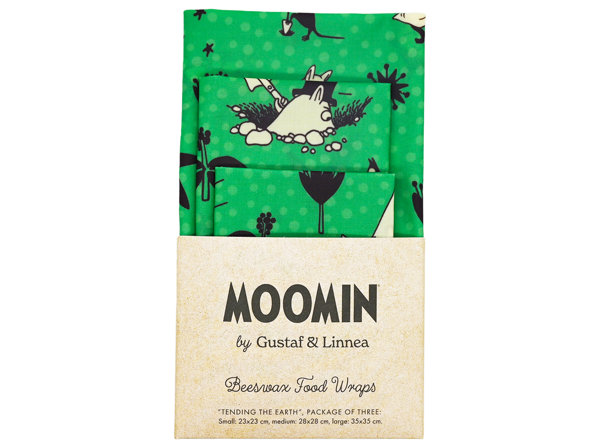 Moomin by G&L - Mehiläisvahakääre "Tending the Earth"