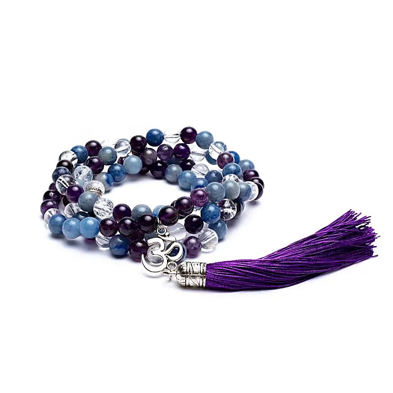 Halsband Ametist-Kvarts-Aventurin, Ohm