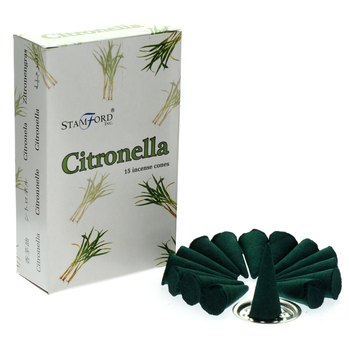Stamford Citronella Suitsukekartio n.15kpl