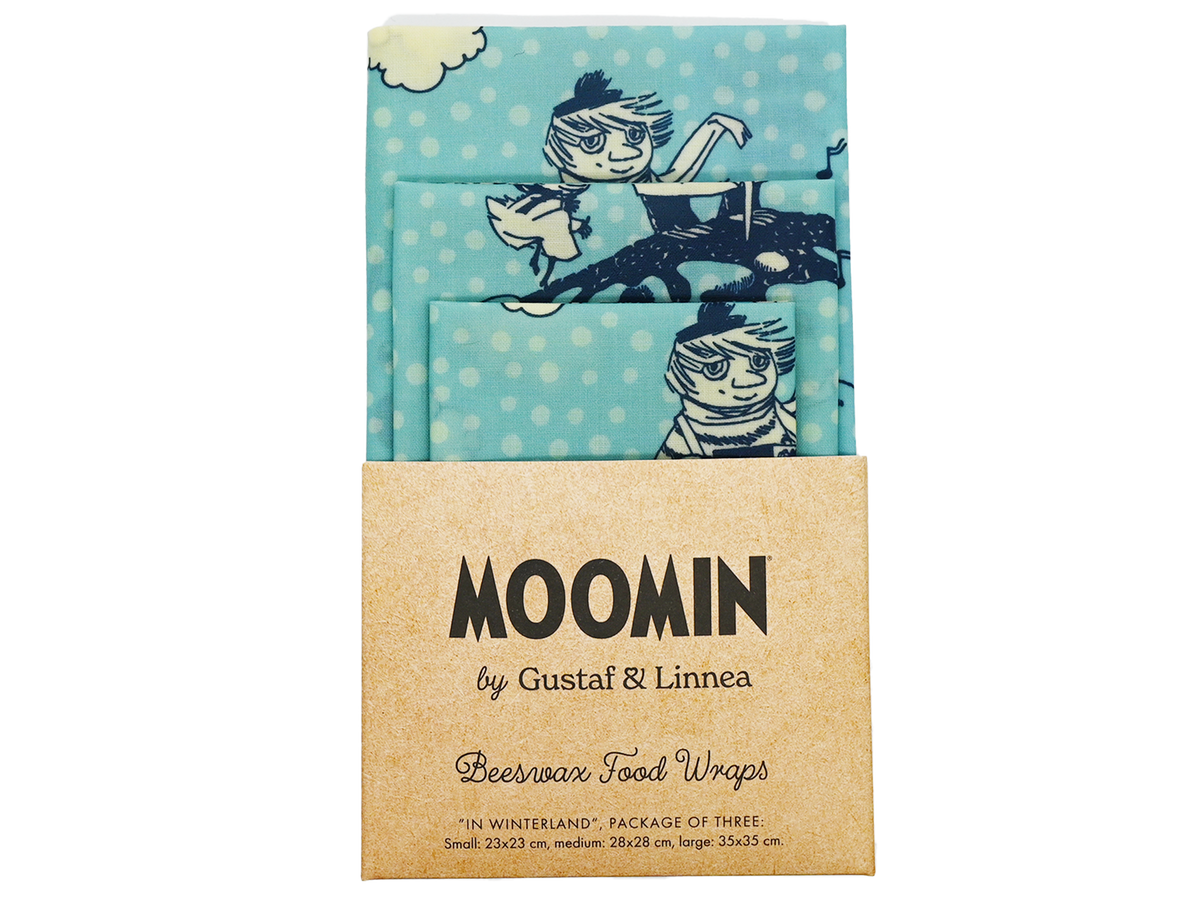 Moomin by G&L - Mehiläisvahakääre "In Winterland" 3-pack