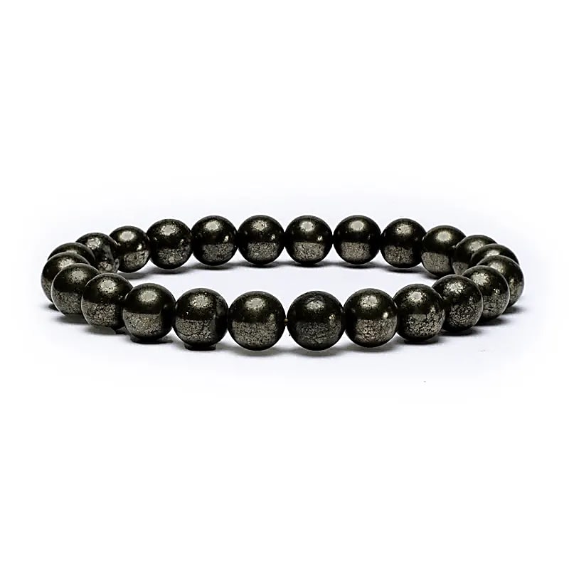 Pyritarmband 8 mm 