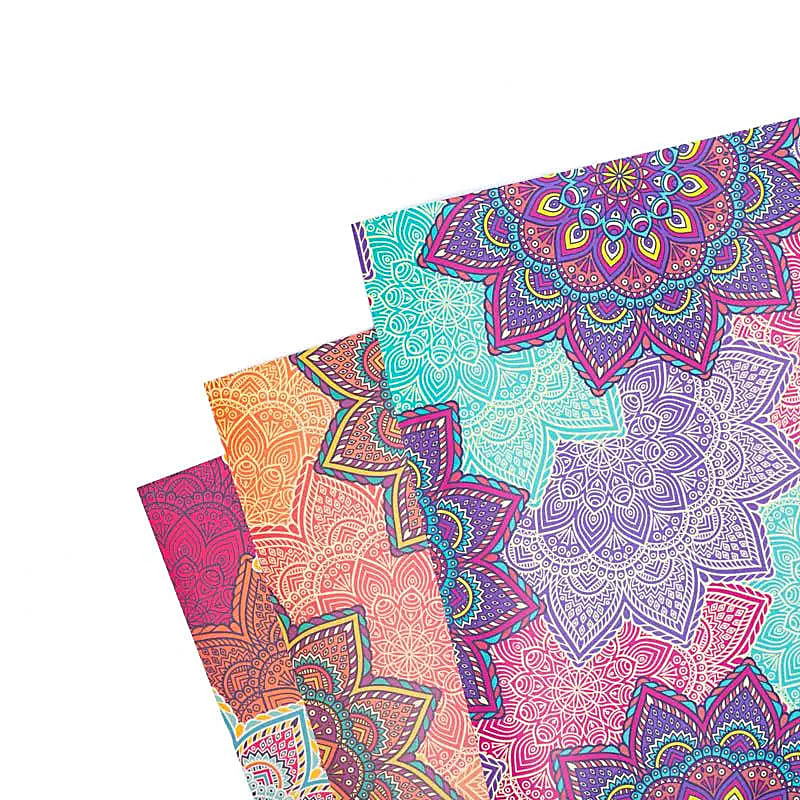 Presentpapper Mandala 3 st