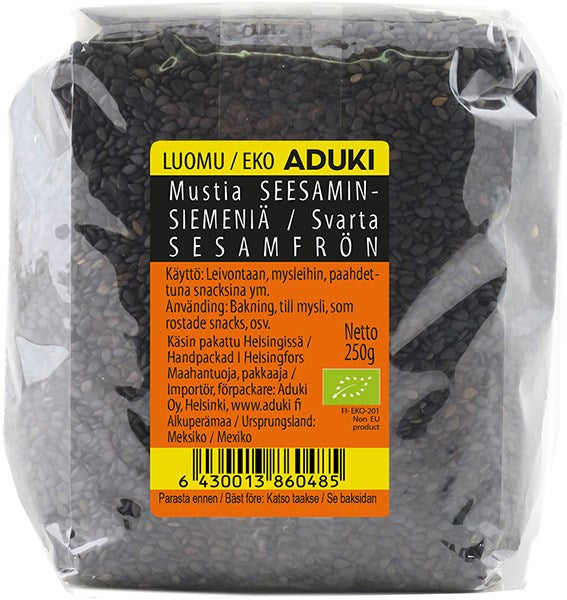 Aduki Musta Seesaminsiemen (L) 250g
