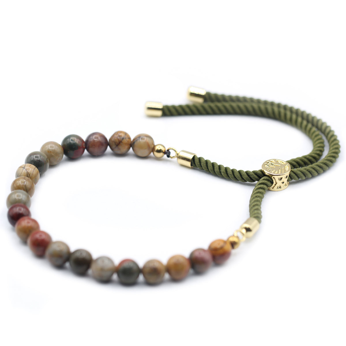 Armband Picasso Jaspis 18K förgyllt