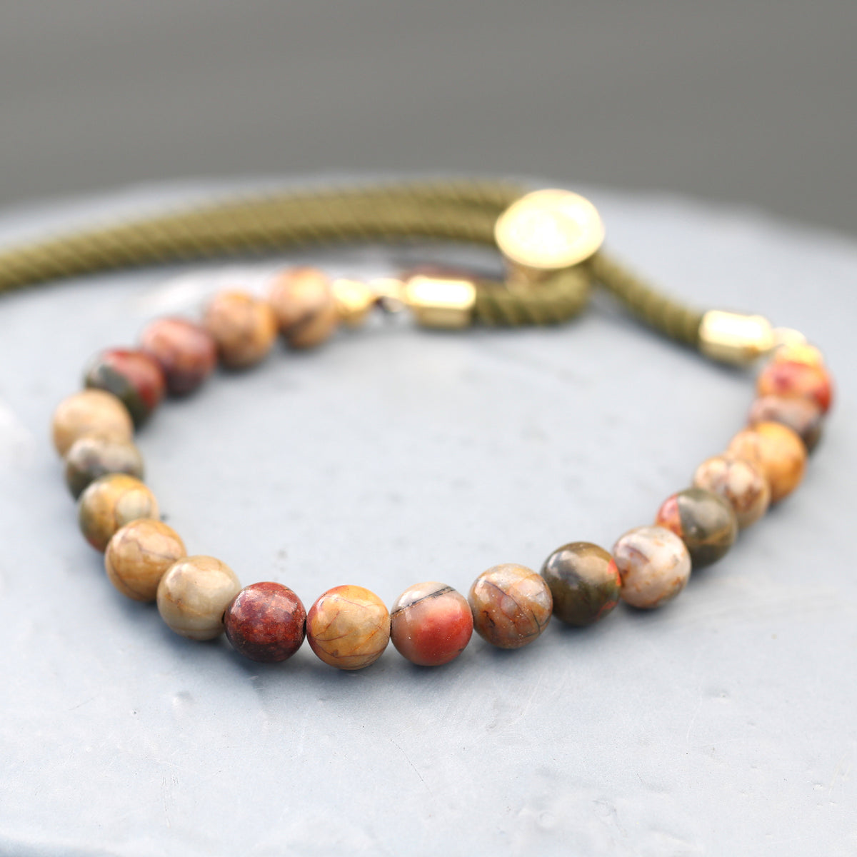 Armband Picasso Jaspis 18K förgyllt