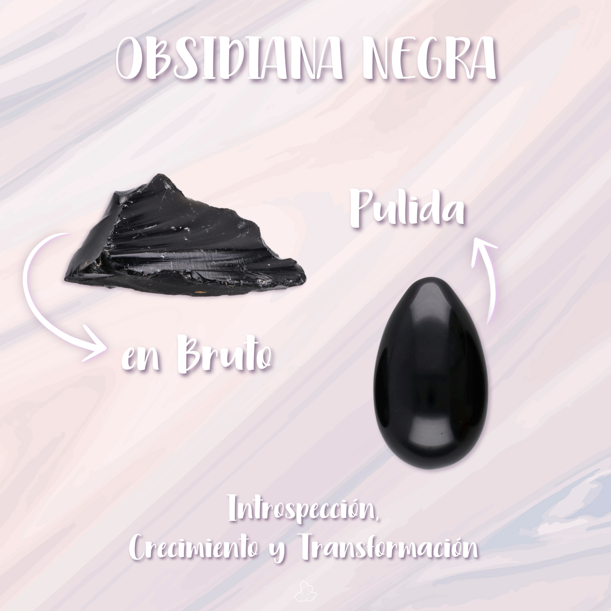 Armband 8mm Silver Obsidian