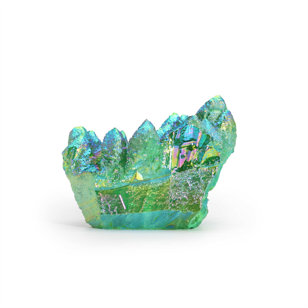 Aura kvarts - Green Flame ca 7-10cm