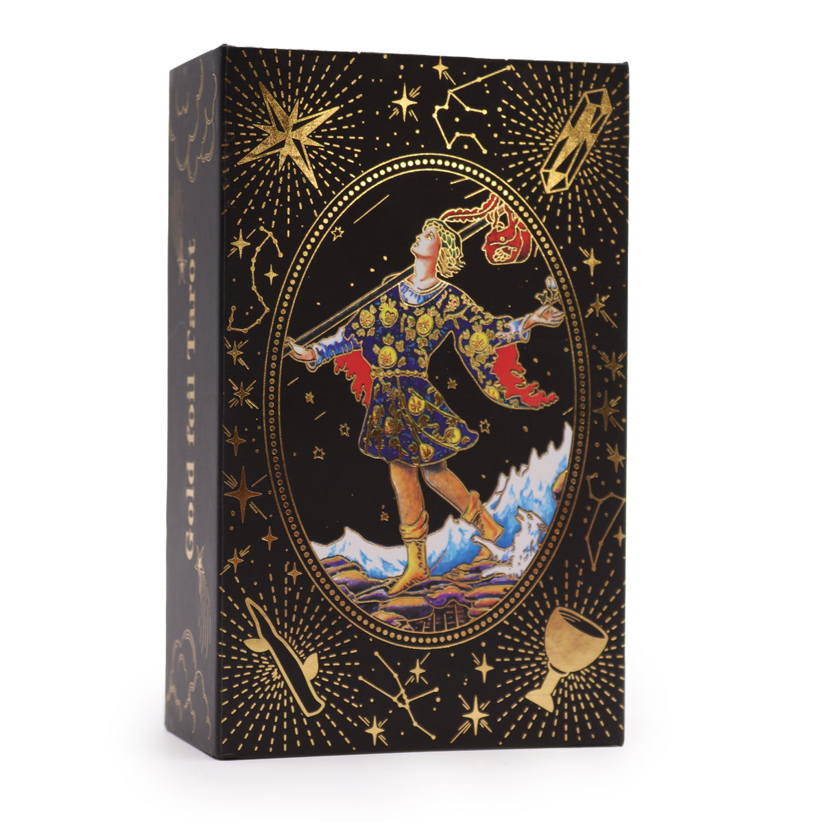 Gold Foil Tarot - Låt Magin Börja Tarotkort