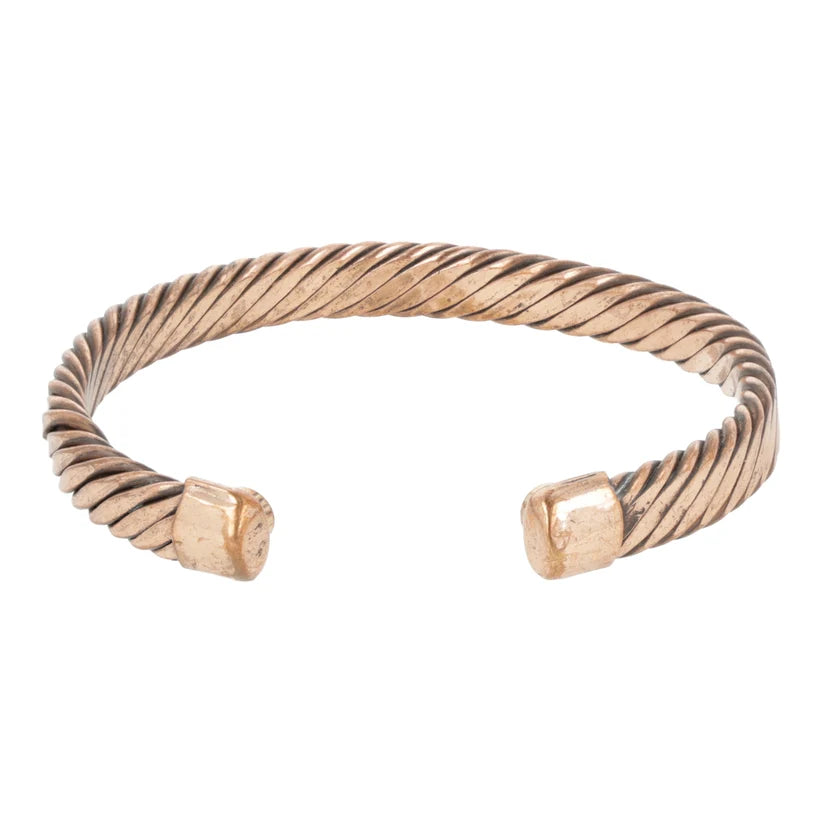 Kuparinen magneettirannekoru Twist – kierretty kuvio