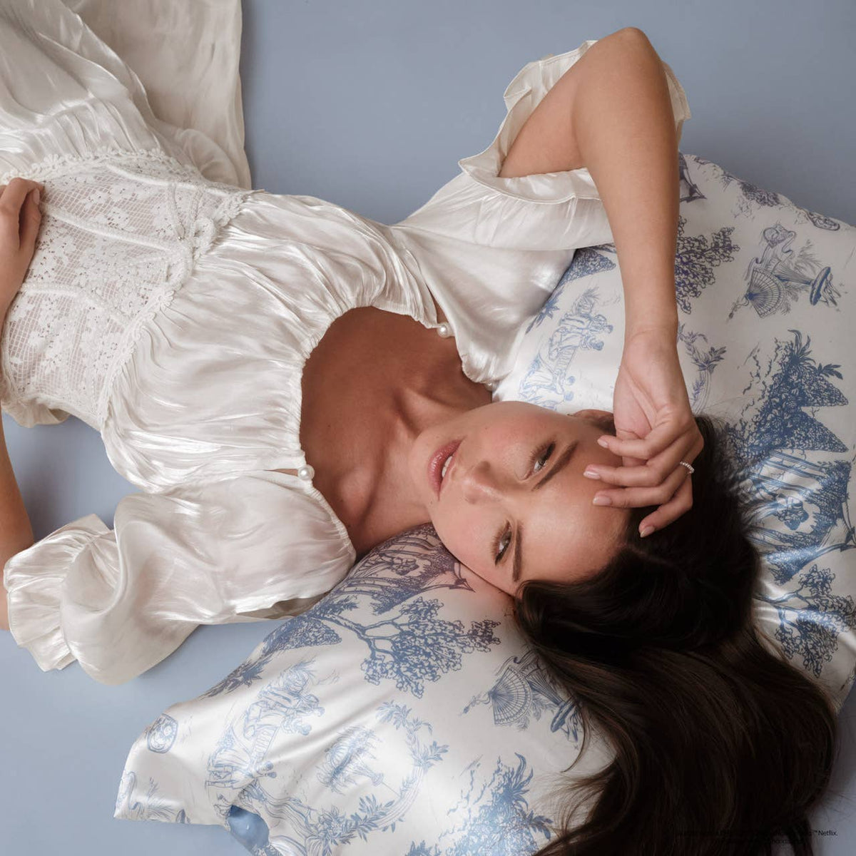 Bridgerton x Kitsch Satiini-tyynyliina