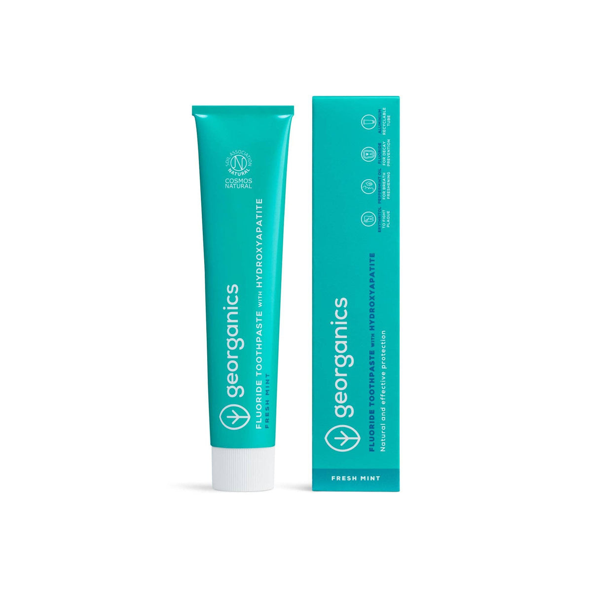 Hammastahna Fluorillinen Hydroksiapatiitti - Fresh Mint 75ml