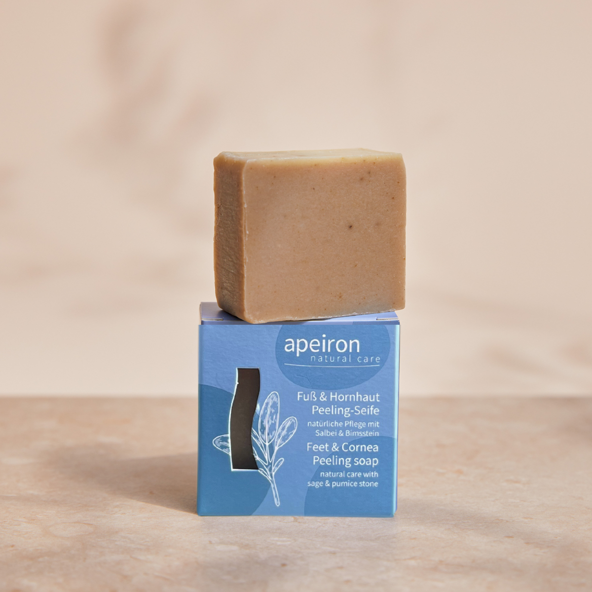Apeiron Foot & Callus Scrub Soap 100g