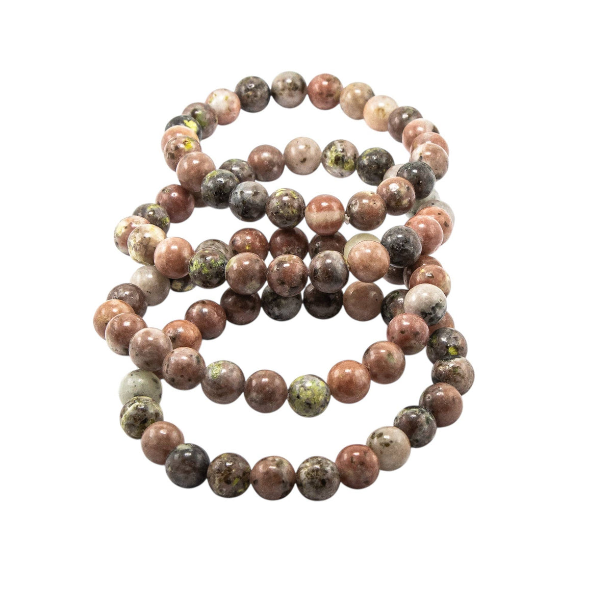 Gemstone Bracelets 8mm: Black Lava