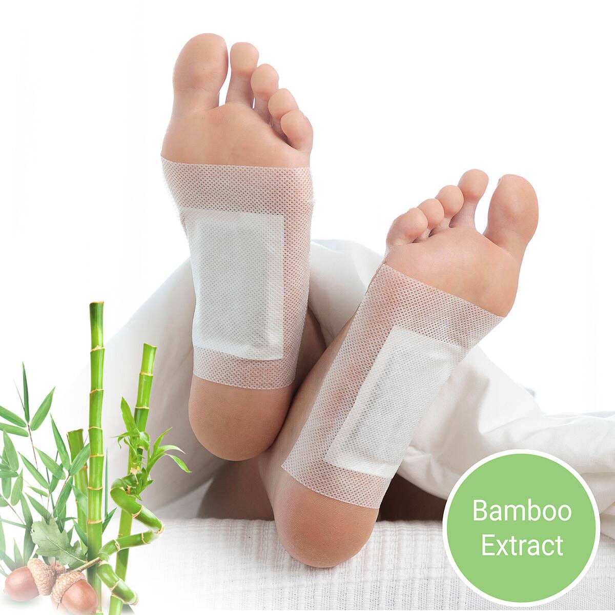 InnovaGoods Bamboo Detox-laastarit 10kpl