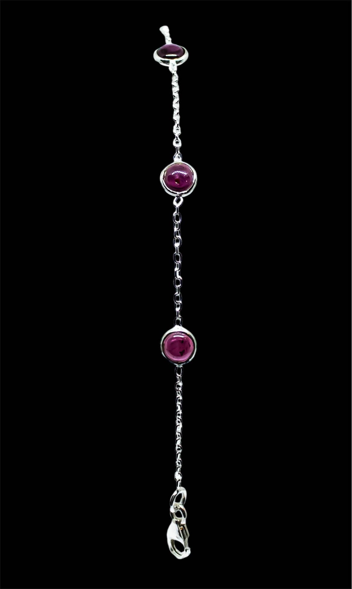 Granat-armband - 925 Sterling-silver