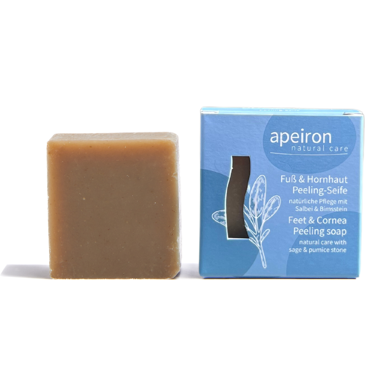 Apeiron Foot & Callus Scrub Soap 100g