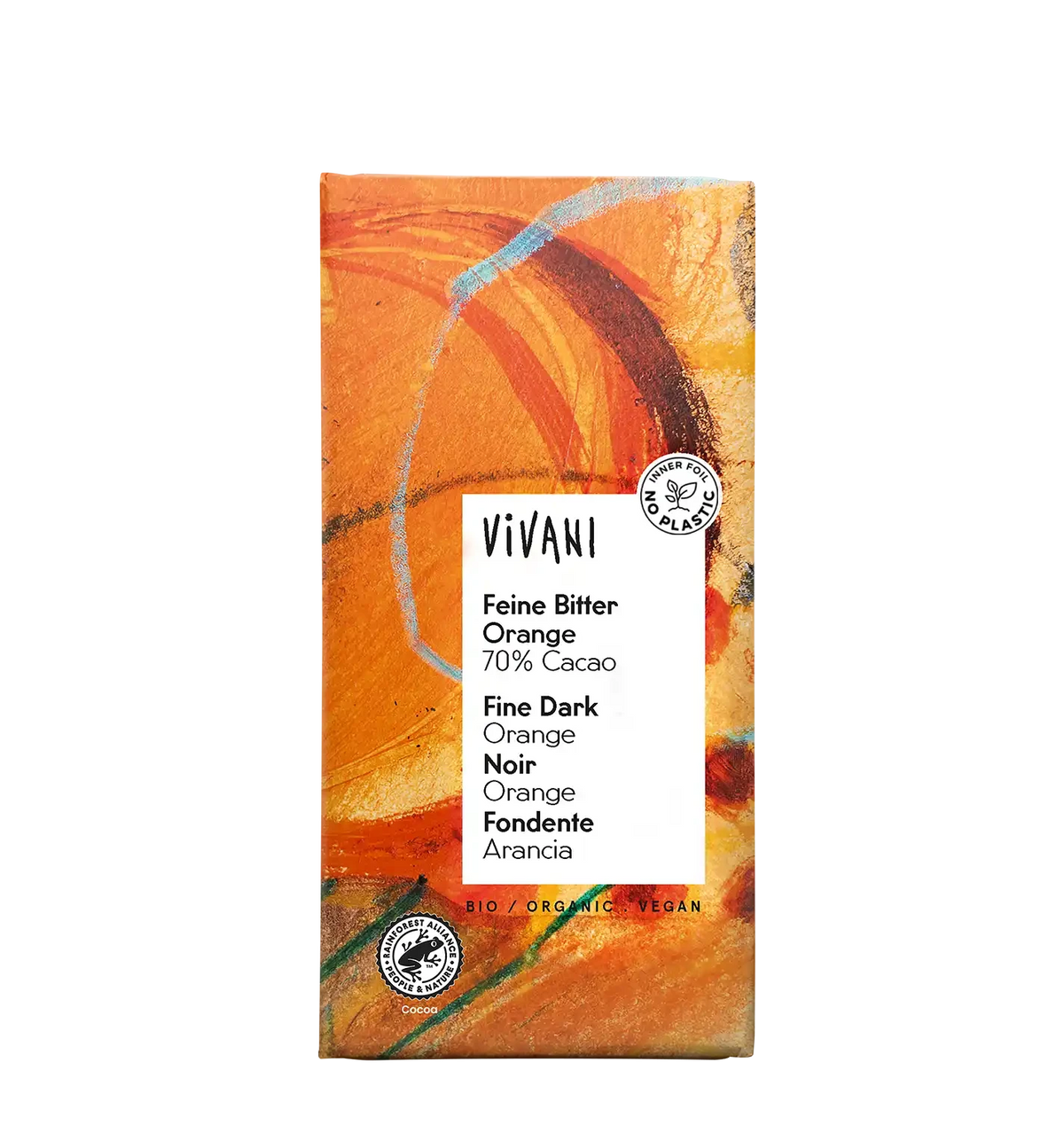 Vivani Tumma suklaa Appelsiini (L) 80g