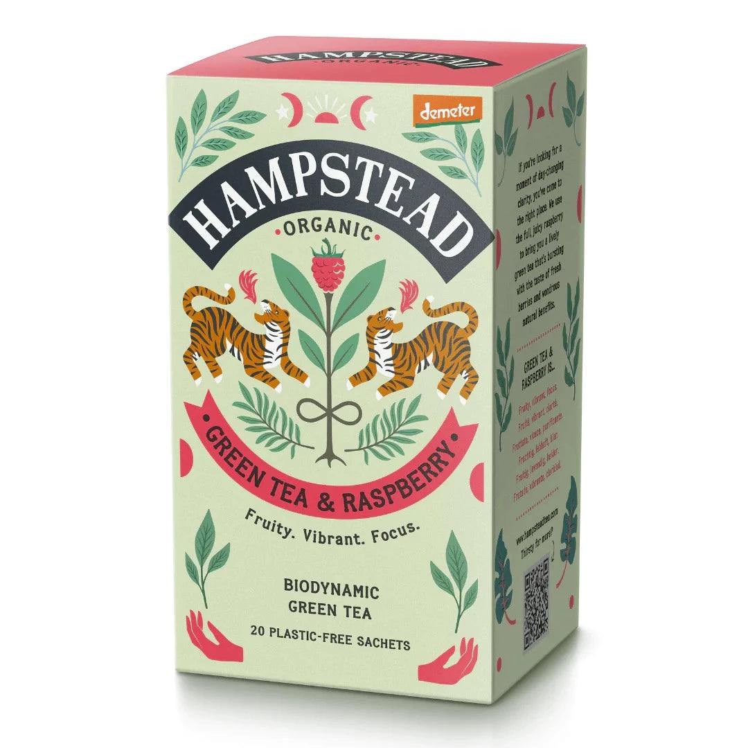 Hampstead Vihreä Tee Vadelma (L) 20pss