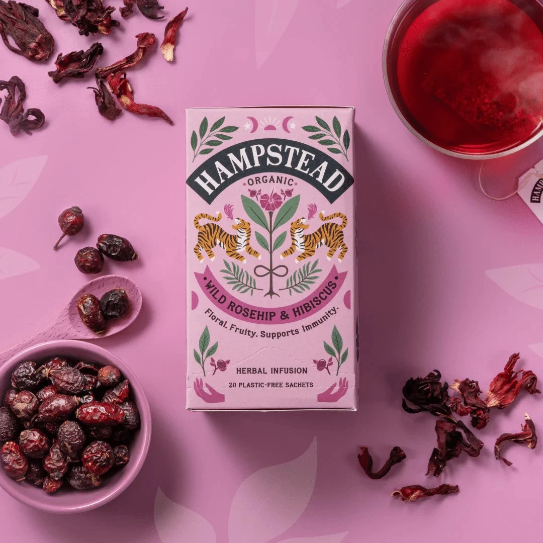Hampstead Ruusunmarja & Hibiscus (L) 20pss