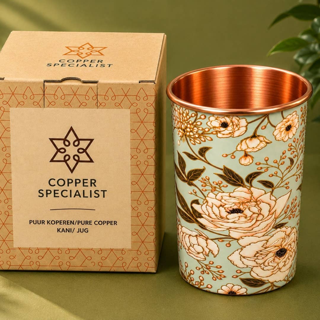 Floral -kuparimuki 300 ml /135 g