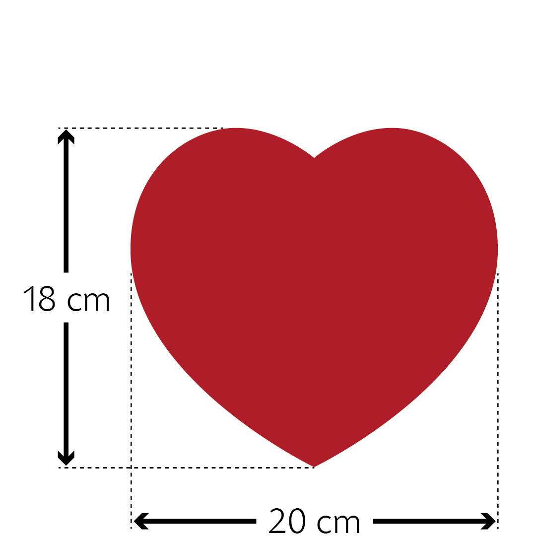 Vetekudde Hjärtat - ekologisk