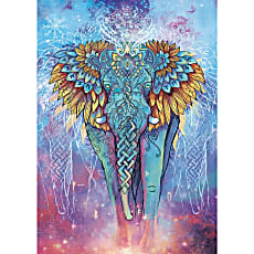 Vykort Elefant 15x10,5 cm