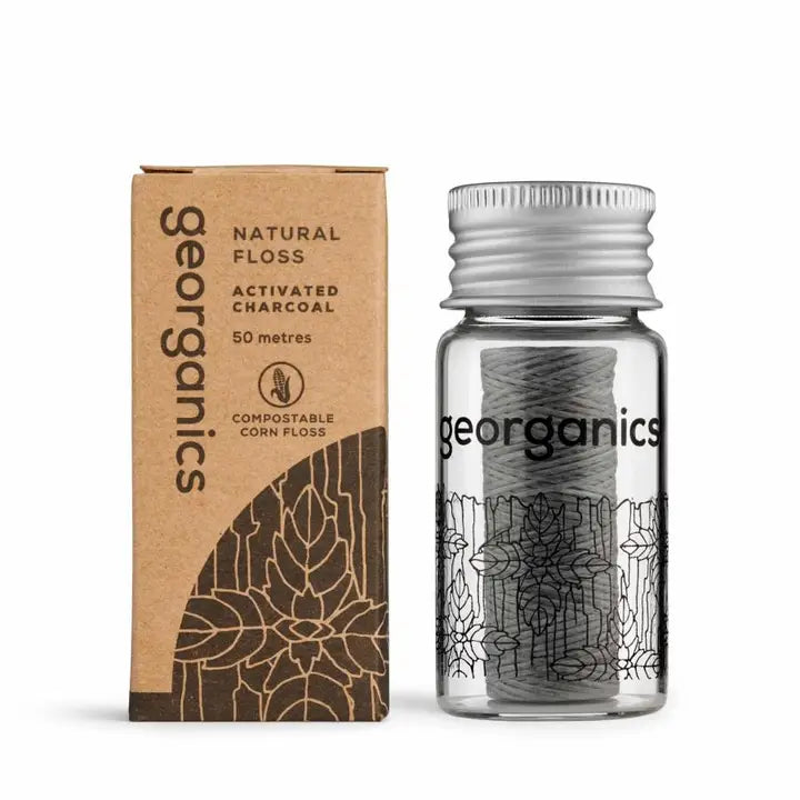 Georganics Aktiivihiili hammaslanka 50m.