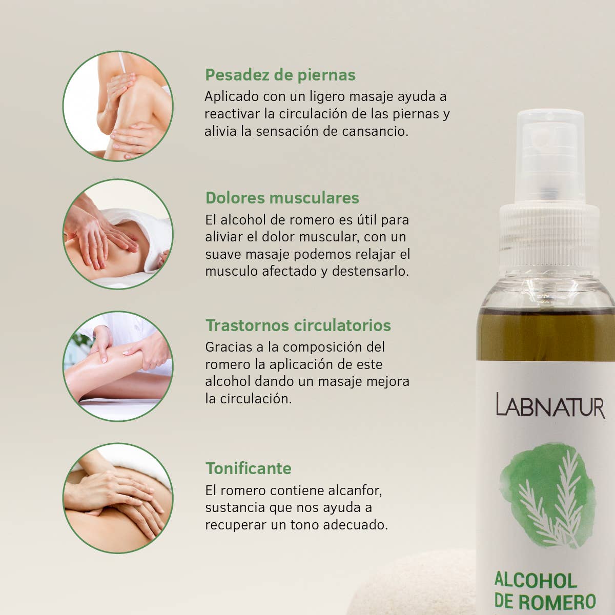 Rosemary Alcohol 125ml Labnatur