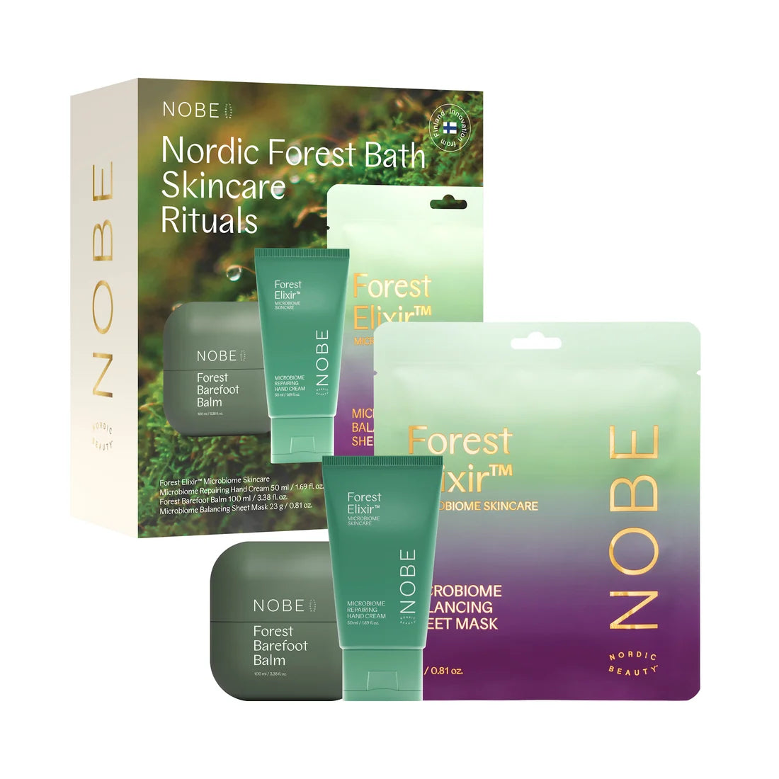Nobe Nordic Forest Bath Skincare Rituals