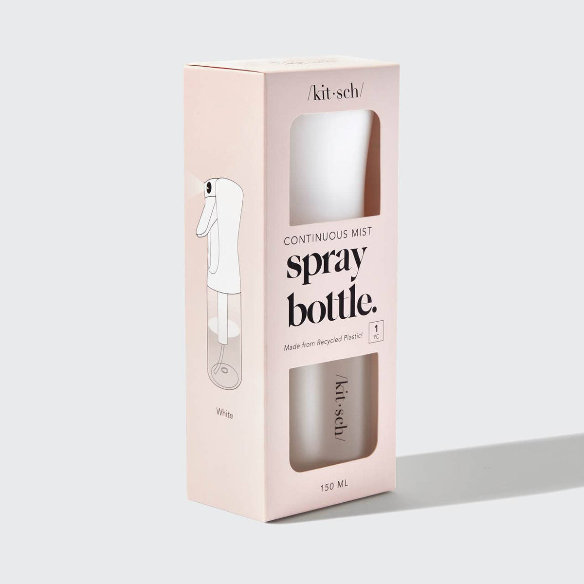 Kitsch Spray Bottle Continuous mist- White