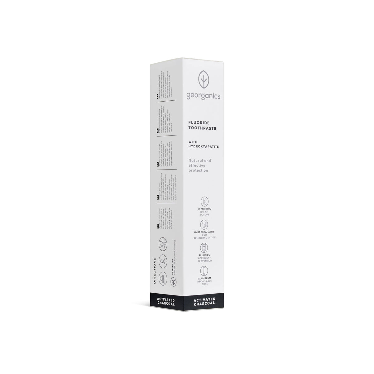 NEW - Toothpaste next generation with Hydroxyapatite - Activated Charcoal