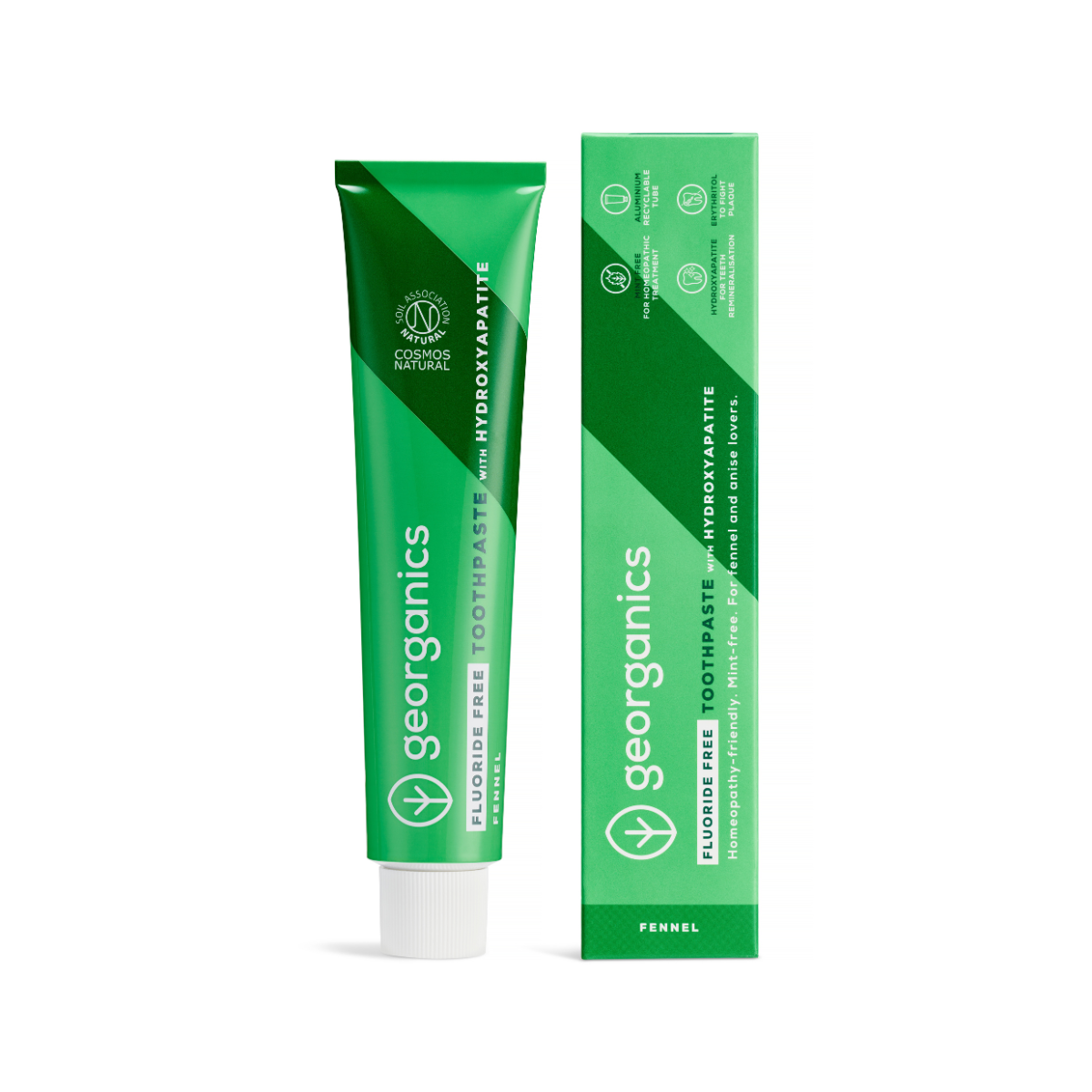 Georganics Fluoriton hammastahna Fenkoli - Hydroksiapatiitti