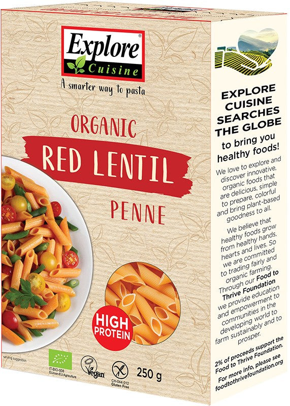 Punainen Linssi penne (L) 225g