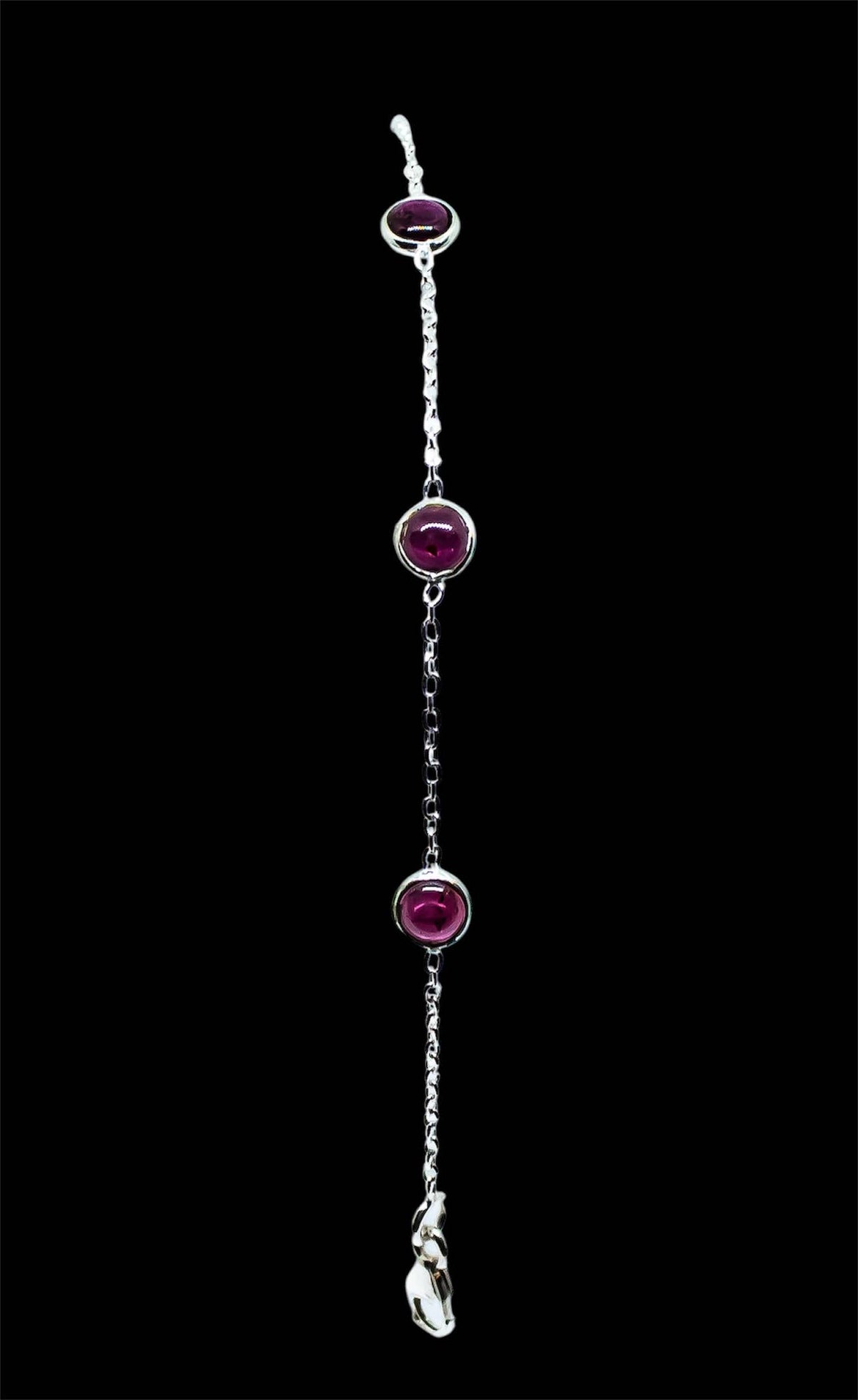 Granat-armband - 925 Sterling-silver