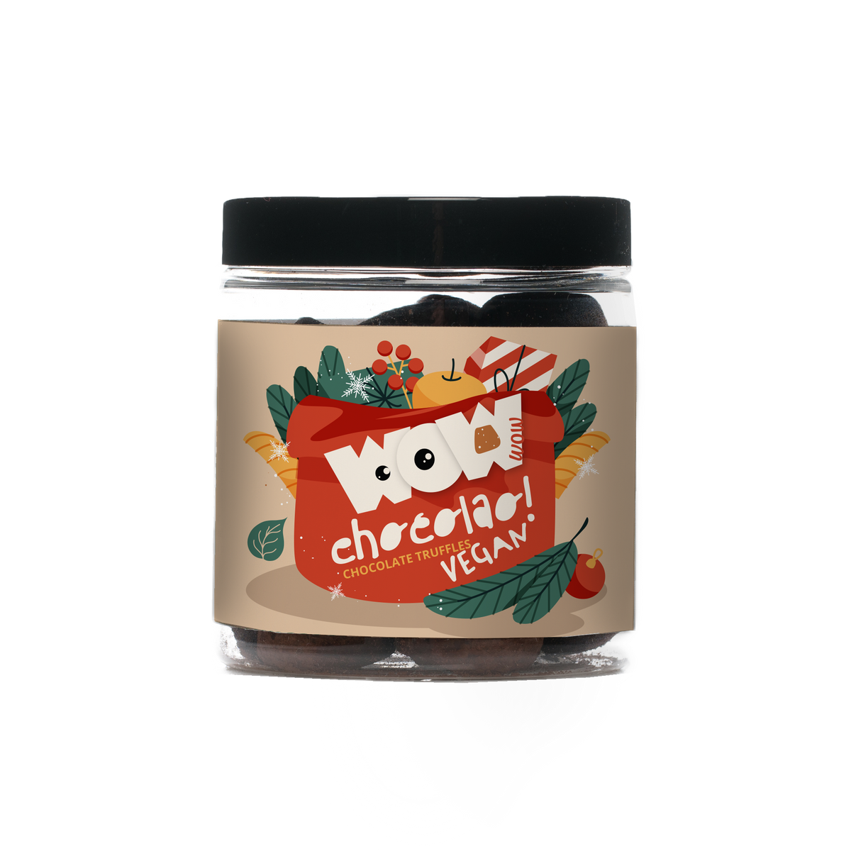 WOW Chocolao! Vegansk Chokladtryffel - Christmas Edition 130g