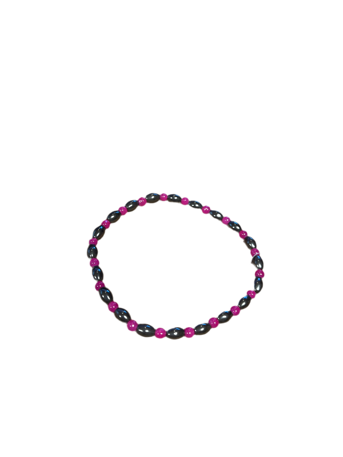 Magnetfotledssmycke 800G svart/rosa