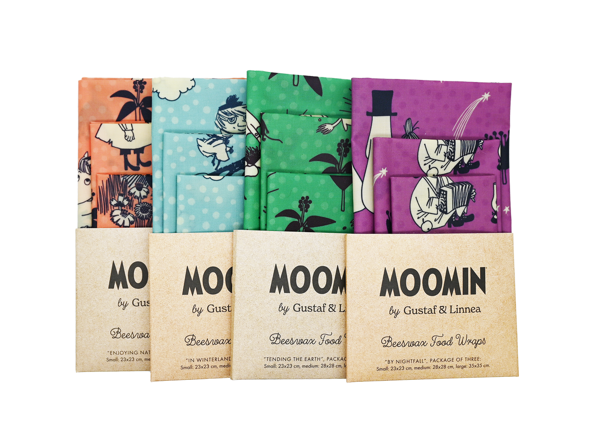 Moomin by G&L - Mehiläisvahakääre "In Winterland" 3-pack