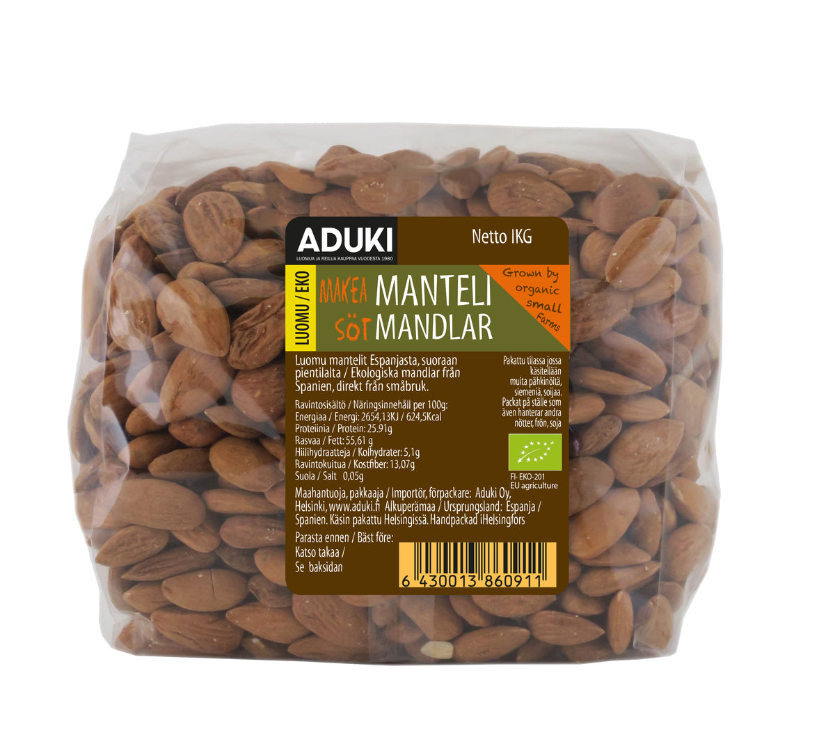 Ekologiska Mandlar 1 kg