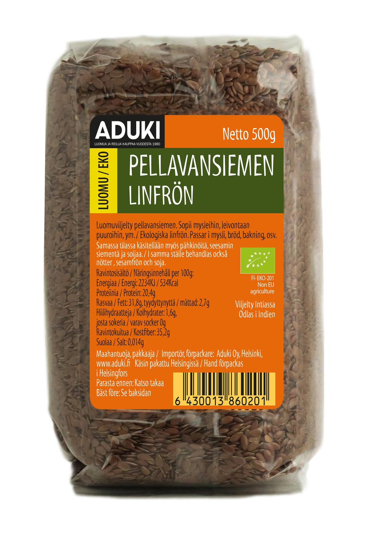 Aduki Pellavansiemen (L) 500g