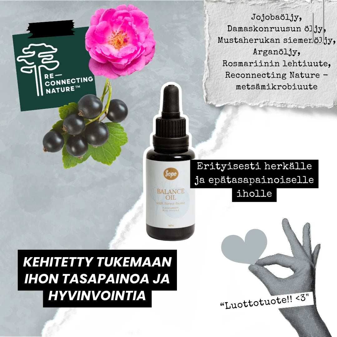 SOPO Metsäbiomi Balance Oil 30ml