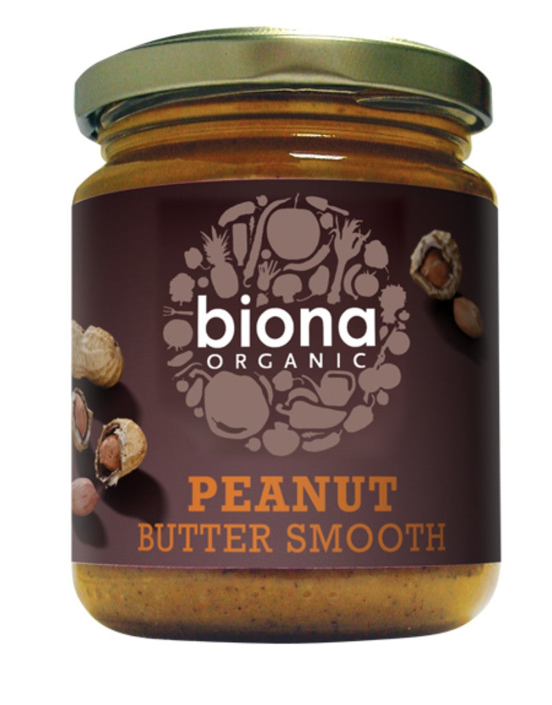 Biona Maapähkinävoi Smooth 250g Luomu