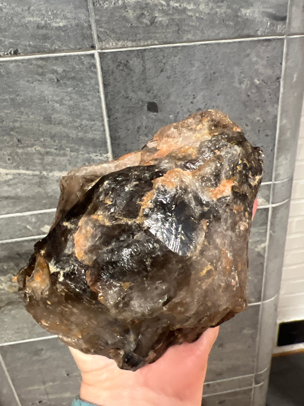 Elestial Quartz - raakakivi
