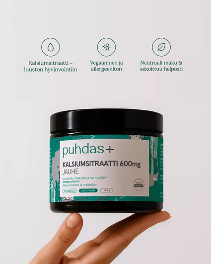 puhdas+ Kalsiumsitraatti 600mg