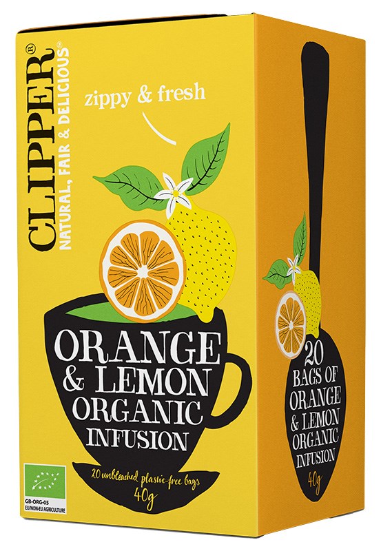 Clipper Appelsiini & Sitruunatee 20ps