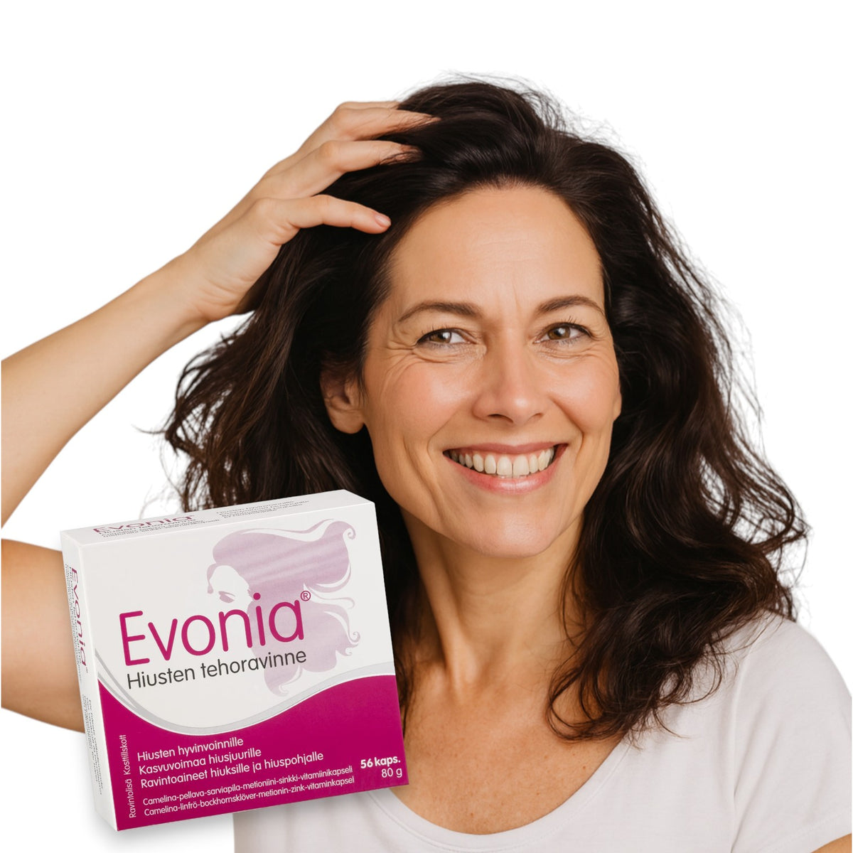 Evonia Hiusten Tehoravinne 56 kaps