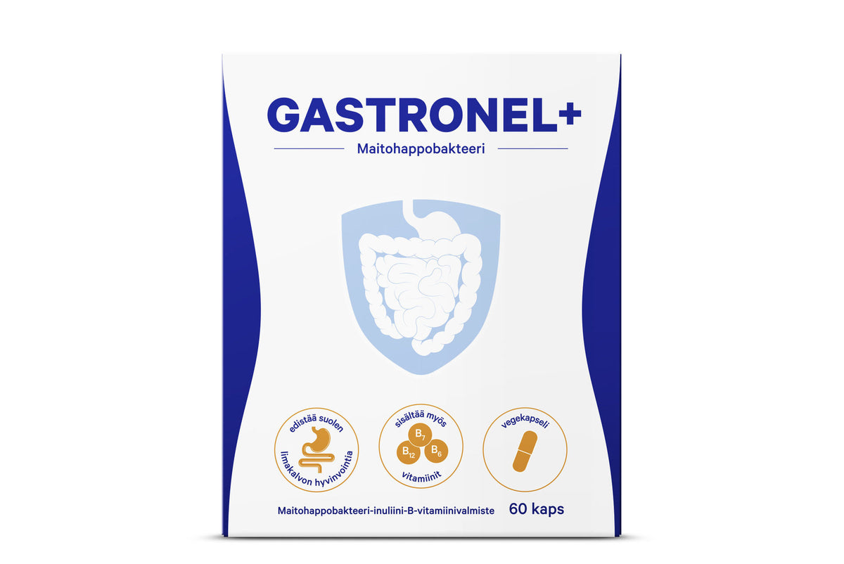 Gastronel+ maitohappobakteerivalmiste 60