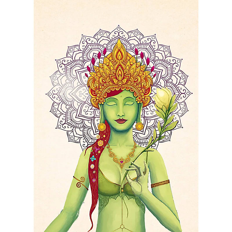 Green Tara- vykort