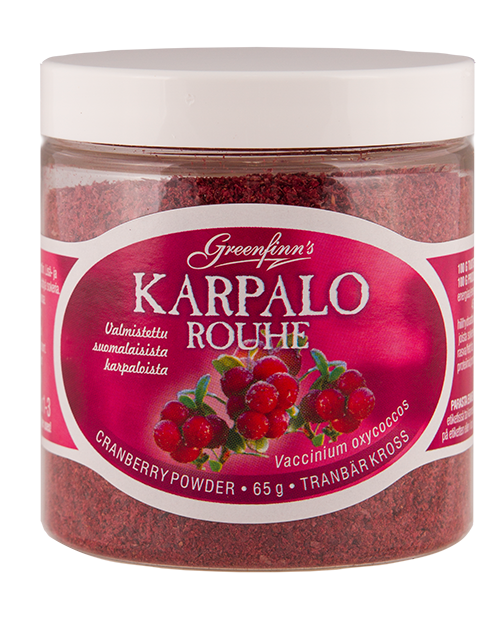 Tranbärsmjöl (L) 65g.