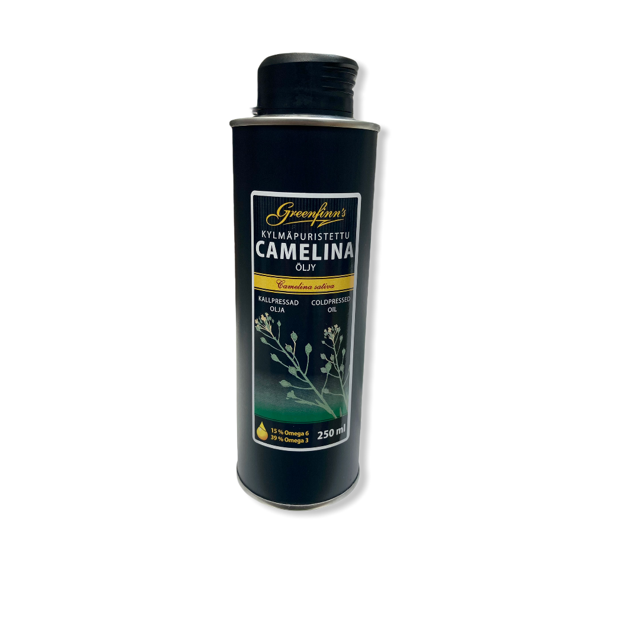 Kylmäpuristettu Camelina öljy 250ml